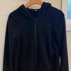 Lululemon Black Full-Zip Hoodie – Size 6
